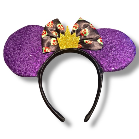 Disney Villains Eval Queen Minnie Mouse Ears Headband - Picture 1 of 6